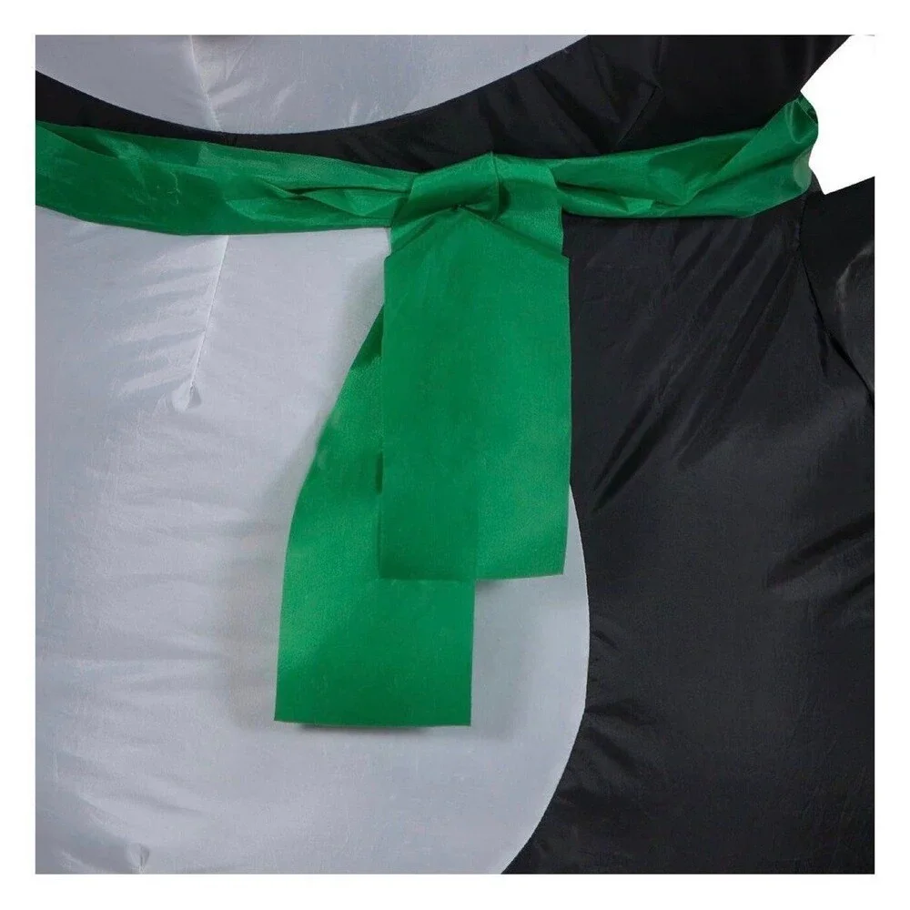 3.5ft Penguin with Santa Hat Holiday Airblown Inflatable